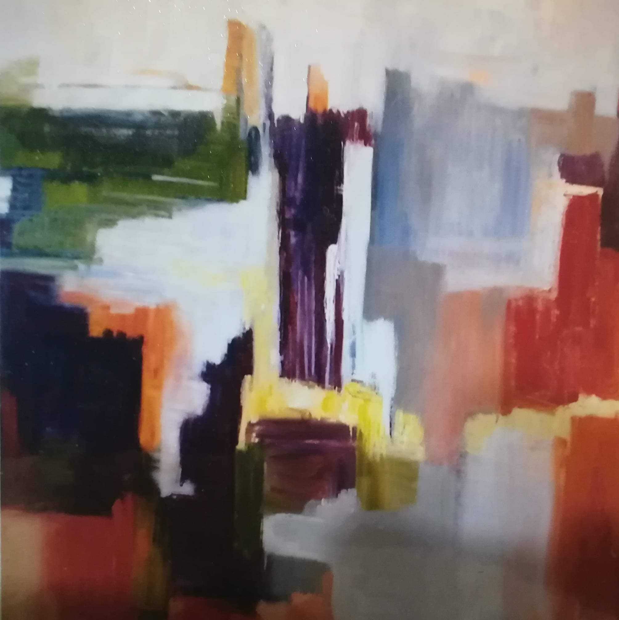 Abstract oil painting by Zlatica