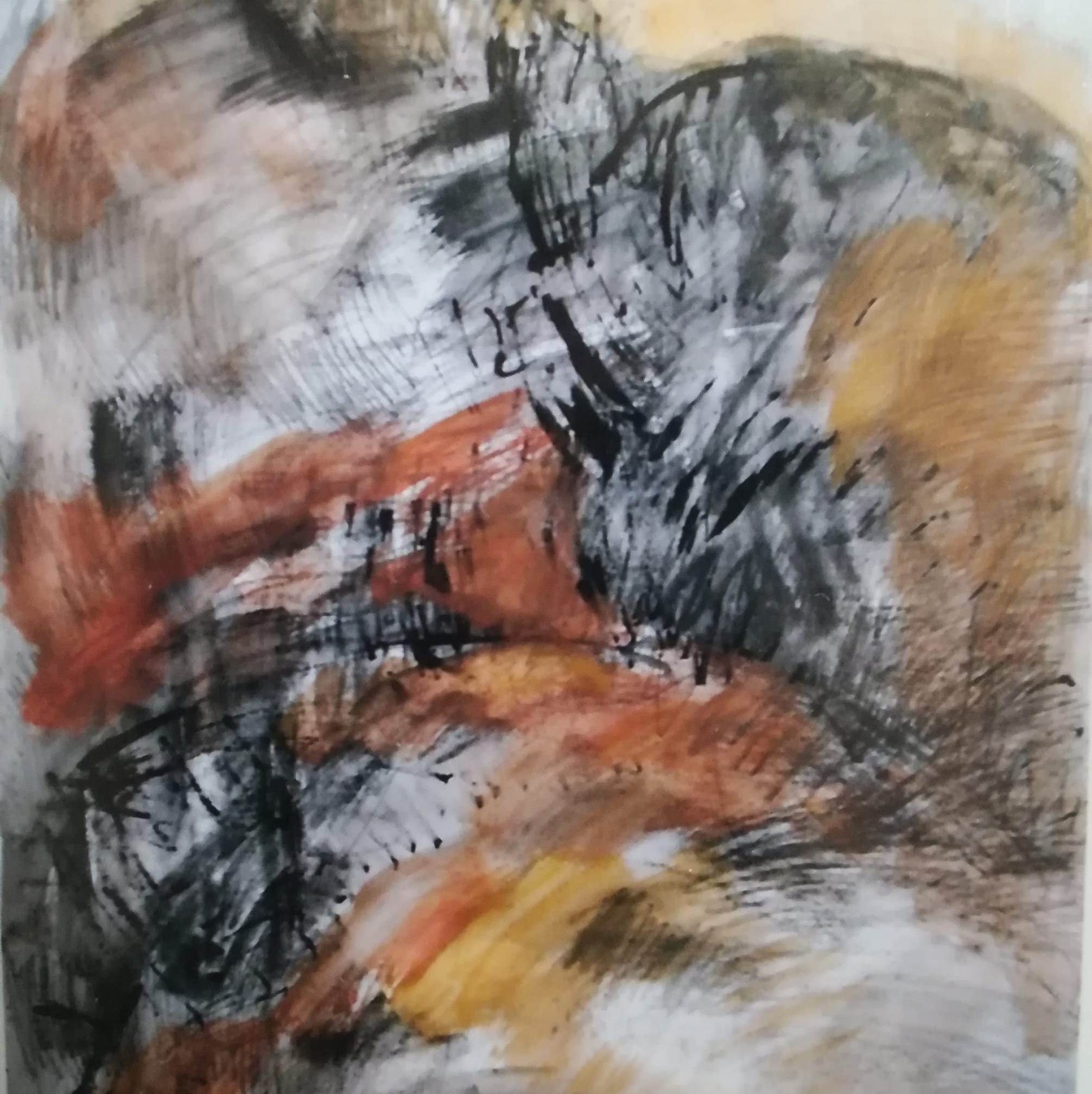 Abstract oil painting by Zlatica